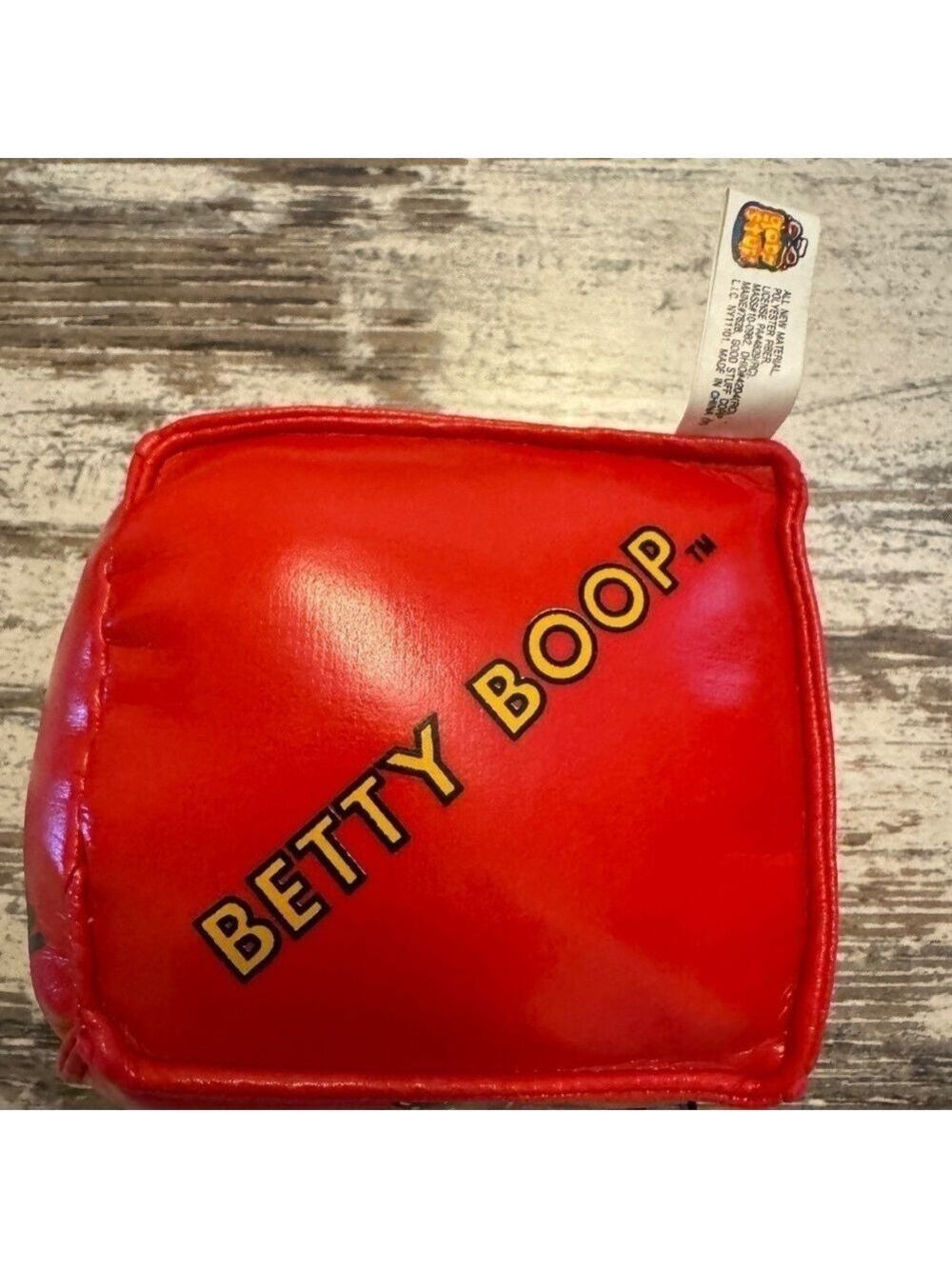 Betty Boop Christmas Ornament 4x4 Vinyl Red - Picture 3 of 8